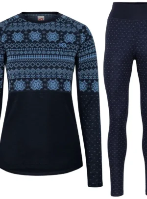 Kari Traa Vilma Merinould Skiundertøjssæt Dame, sea