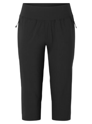 Montane F Tucana Lite Capri Pants, vandrebukser,dame, sort