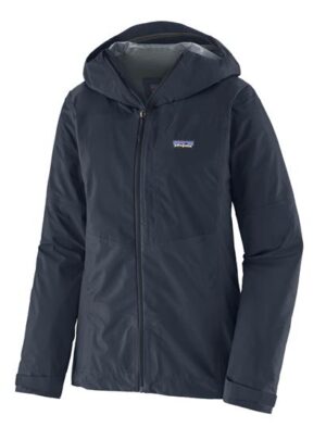 Patagonia Womens Boulder Fork Rain Jacket, Smolder Blue