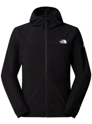 The North Face Mens MA Hooded Wind Jacket, Black