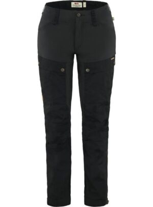Fjällräven Keb Trousers Curved Kvinder / Damer Regular-black-46 - Bukser