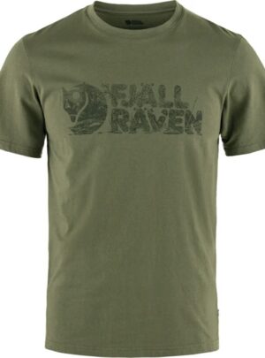 Fjällräven Lush Logo T-Shirt-laurel green-M - T-Shirt, Polo-shirt