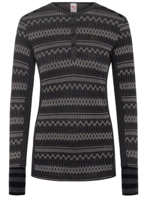 Kari Traa Åkle Merinould Skiundertrøje Dame, grå