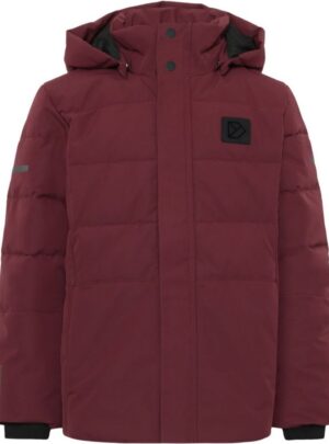Didriksons Silikat, vinterjakke, junior, mørkerød