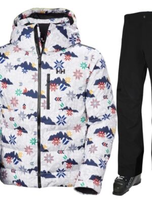 Helly Hansen Kvitfjell/Legendary skisæt, herre, hvid/sort