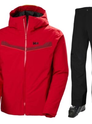 Helly Hansen Panorama 2.0/Legendary skisæt, herre, rød/sort