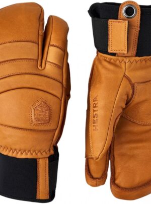 Hestra Fall Line, 3-finger skihandsker, kork/kork