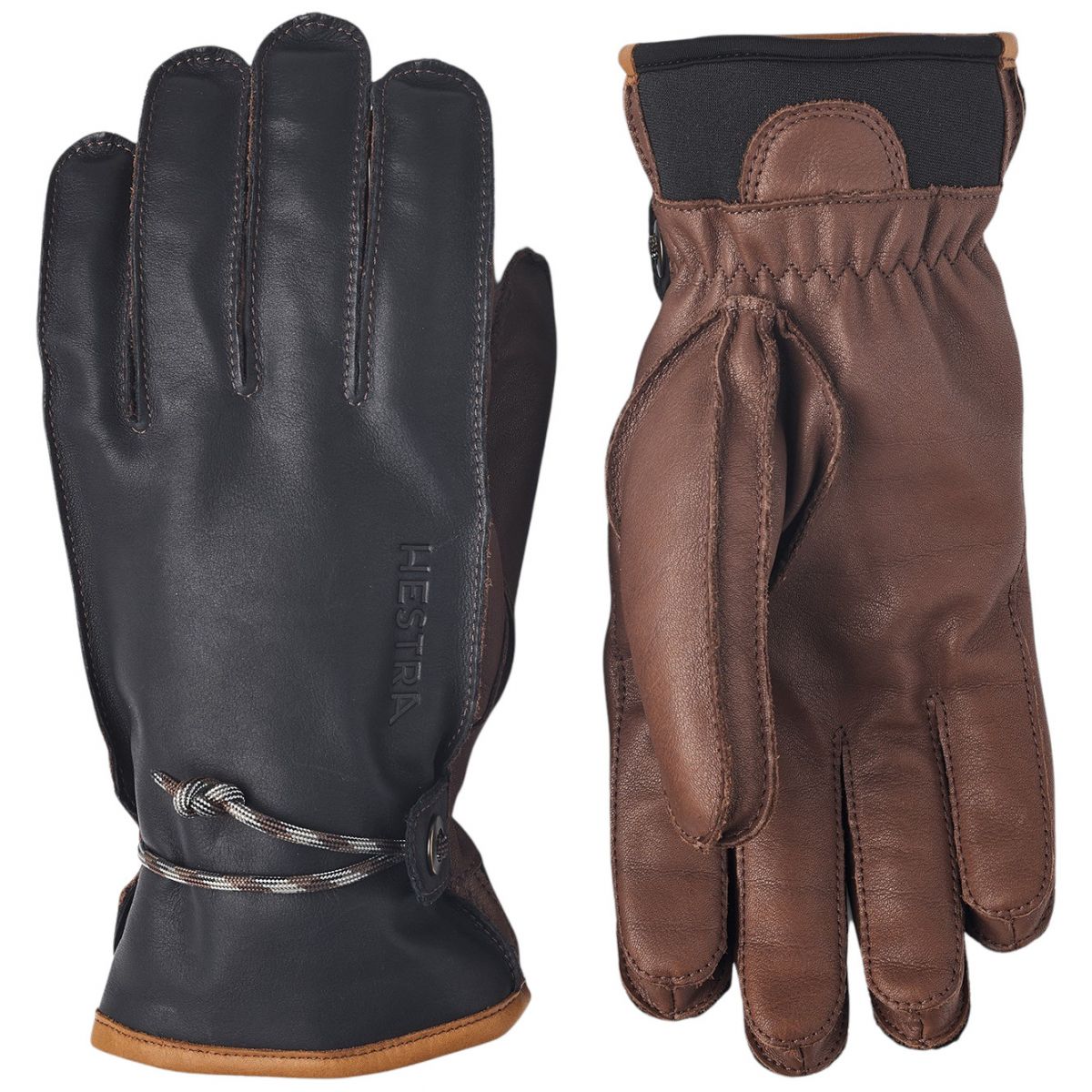 Hestra Wakayama, handsker, navy/brun Hestra Wakayama, handsker, navy/brun