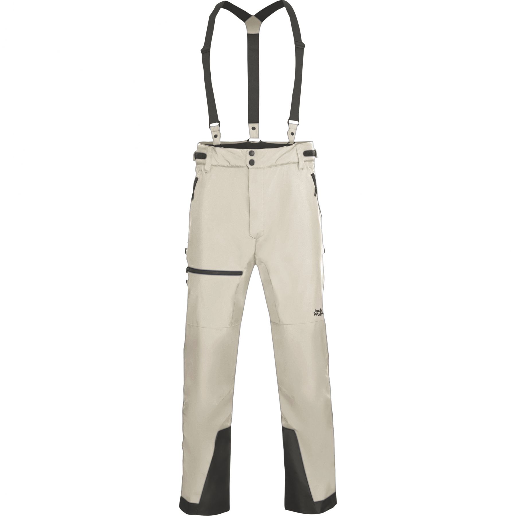 Jack Wolfskin Flowline Pro 2L Ins, skibukser, herre, beige Jack Wolfskin Flowline Pro 2L Ins, skibukser, herre, beige