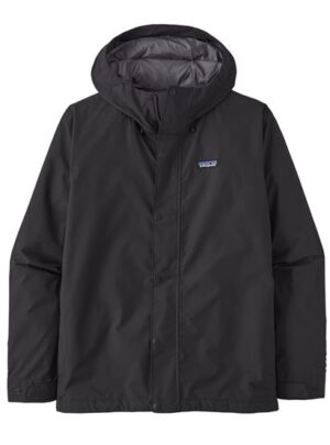 Patagonia Mens Jackson Glacier Rain Jacket, Ink Black