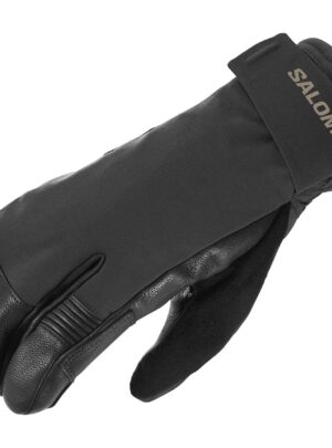 Salomon QST Paw GTX U, 3-finger handsker, sort
