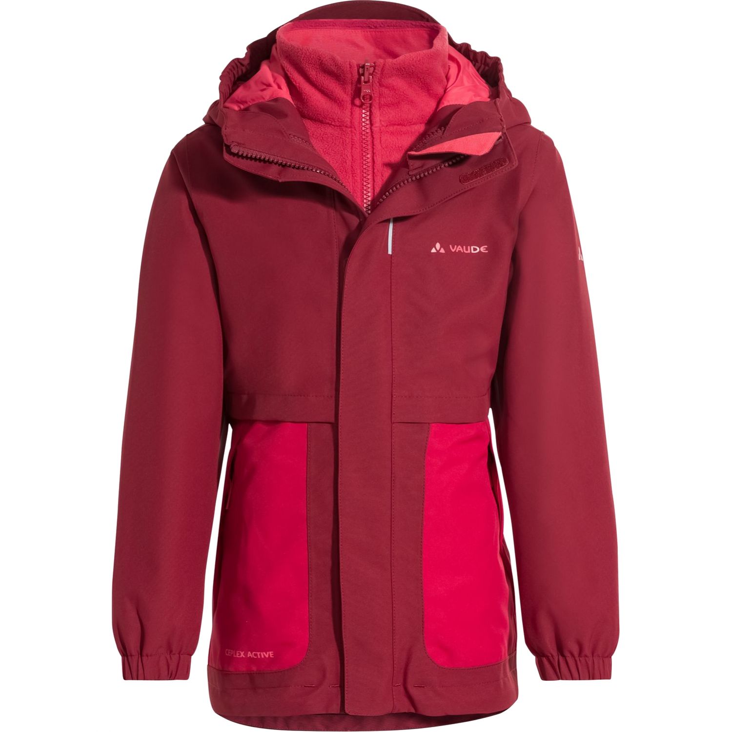 Vaude Campfire 3in1 Jacket, vinterjakke, børn, rosa/pink Vaude Campfire 3in1 Jacket, vinterjakke, børn, rosa/pink