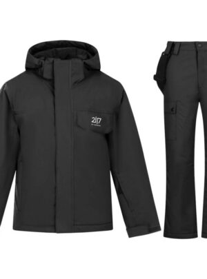 2117 of Sweden Misan skijakke/skibukser sæt, junior, sort