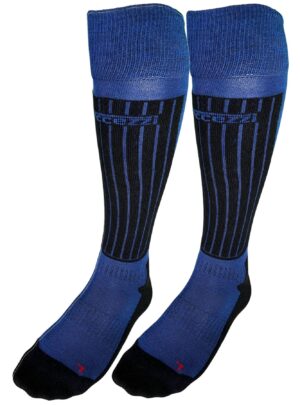 Accezzi Merino 50, skistrømper, 2 par, blå