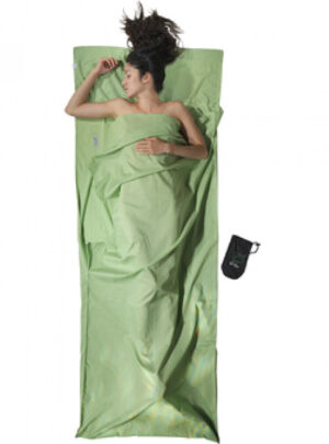 Cocoon TravelSheet,100% Organic Cotton, Sovepose, forest shade