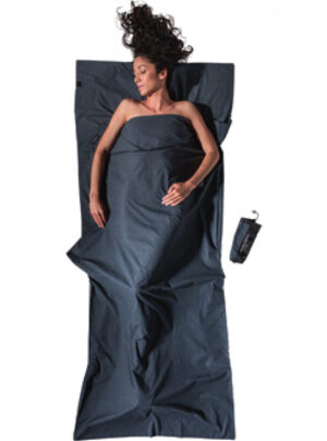 Cocoon TravelSheet,100% Organic Cotton, Sovepose, heater grey