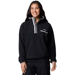 Columbia Helvetia II Cropped Half Snap Fleece Dame S Sort Fleece