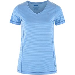 Fjällräven Abisko Cool T-Shirt Dame XL Blå Korte ærmer