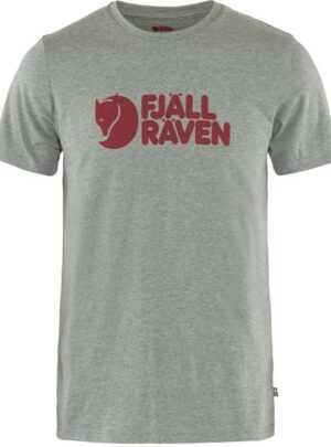 Fjällräven Logo T-Shirt Herre / Mænd-grey melange-L - T-Shirt, Polo-shirt