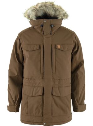 Fjällräven Nuuk Parka Herre / Mænd-dark oak-L - Vinterjakker til mænd