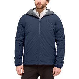 Haglöfs Mimic Alert Hood Herre M Blå Fiberjakker