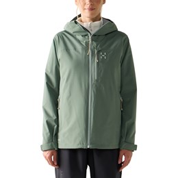 Haglöfs Ozka Proof Jacket Dame L Grøn Skaljakker