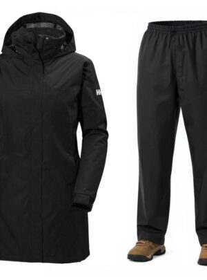Helly Hansen Aden/HH regnsæt, dame, sort