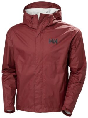 Helly Hansen Loke, regnjakke, herre, mørkerød