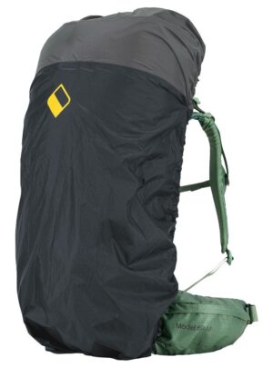Helsport Trek Pro (M/L) Rain Cover, Dark Shadow / Sunset Yellow, OS, regnslag, grå