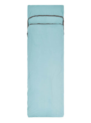 Lagenpose - Sea to Summit Comfort Blend Sleeping Bag Liner inkl. pudeindlæg - Rektangulær - Lyseblå