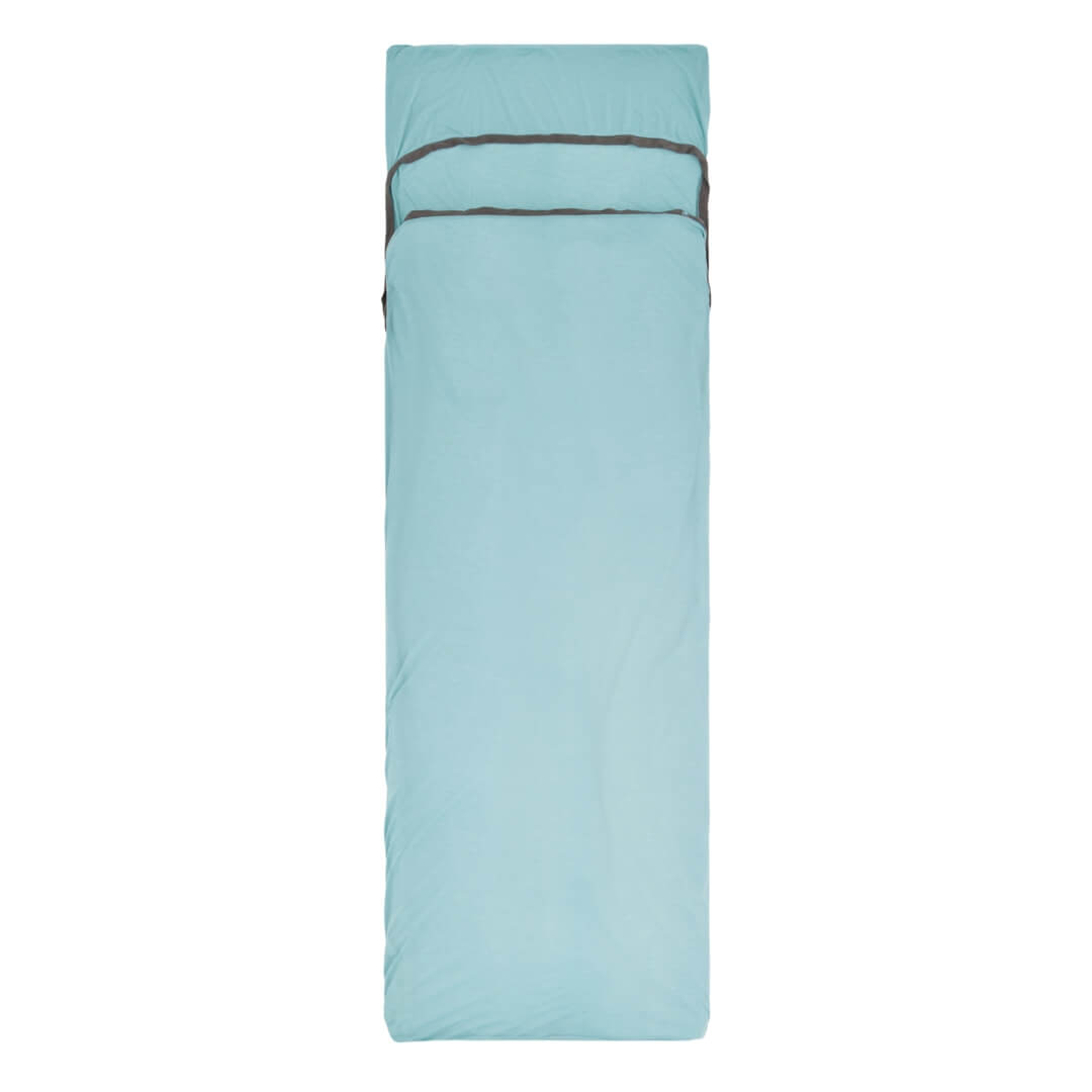 Lagenpose - Sea to Summit Comfort Blend Sleeping Bag Liner inkl. pudeindlæg - Rektangulær - Lyseblå Lagenpose - Sea to Summit Comfort Blend Sleeping Bag Liner inkl. pudeindlæg - Rektangulær - Lyseblå