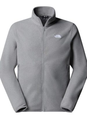 The North Face Mens Glacier Fleece Jacket, Mid Grey Heather