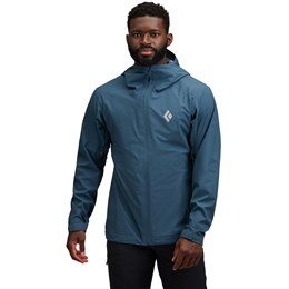 Black Diamond Strataline Stretch Shell Jacket Herre Herre M Blå Skaljakker