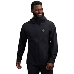 Black Diamond Strataline Stretch Shell Jacket Herre Herre M Sort Skaljakker