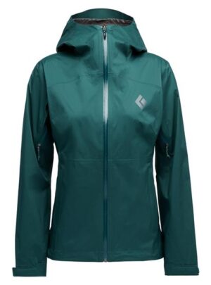 Black Diamond Womens Fineline Stretch Shell, Deep Woods
