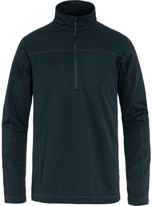 Fjällräven Abisko Lite Fleece Half Zip Herre / Mænd-dark navy-XL - Fleecejakker