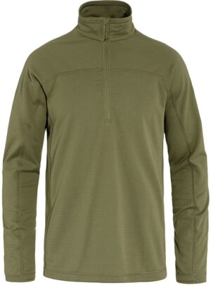Fjällräven Abisko Lite Fleece Half Zip Herre / Mænd-green-M - Fleecejakker