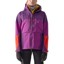 Haglöfs Spitz GTX Pro II Jacket Dame L Lilla Skaljakker