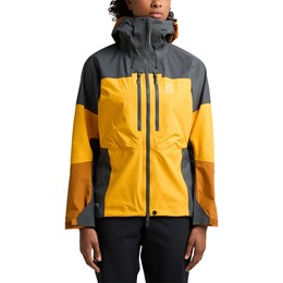 Haglöfs Spitz GTX Pro Jacket Dame S Gul Skaljakker