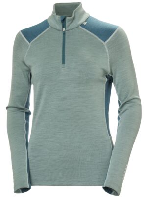 Helly Hansen Lifa Merino Midweight 1/2 Zip, dame, cactus