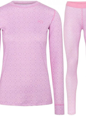 Kari Traa Fryd skiundertøjssæt, dame, lyserød