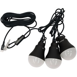 Outwell Epsilon Pæresæt Grå/Sort Lanterner & lamper