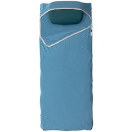 Sea to Summit Breeze Lightweight Liner Rectangular w/ Pillow Sleeve Unisex Cendre Blue Lagenposer
