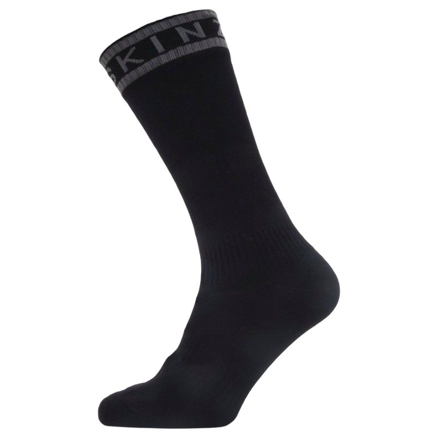 Sealskinz Scoulton, strømper, sort/grå Sealskinz Scoulton, strømper, sort/grå