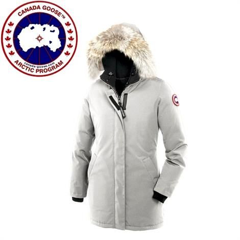 Canada Goose Ladies Victoria Parka, Light Grey Canada Goose Ladies Victoria Parka, Light Grey