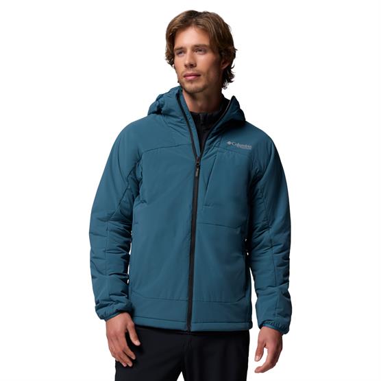 Columbia Silver Leaf Lite Hooded Jacket Mens, Everblue Columbia Silver Leaf Lite Hooded Jacket Mens, Everblue