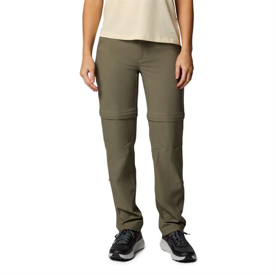 Columbia Womens Leslie Falls Convertible Pant, Stone Green Columbia Womens Leslie Falls Convertible Pant, Stone Green