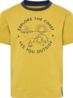 Didriksons Mynta, t-shirt, junior, gul