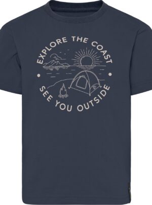 Didriksons Mynta, t-shirt, junior, navy