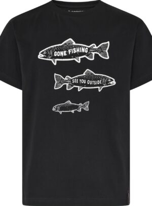 Didriksons Mynta, t-shirt, junior, sort